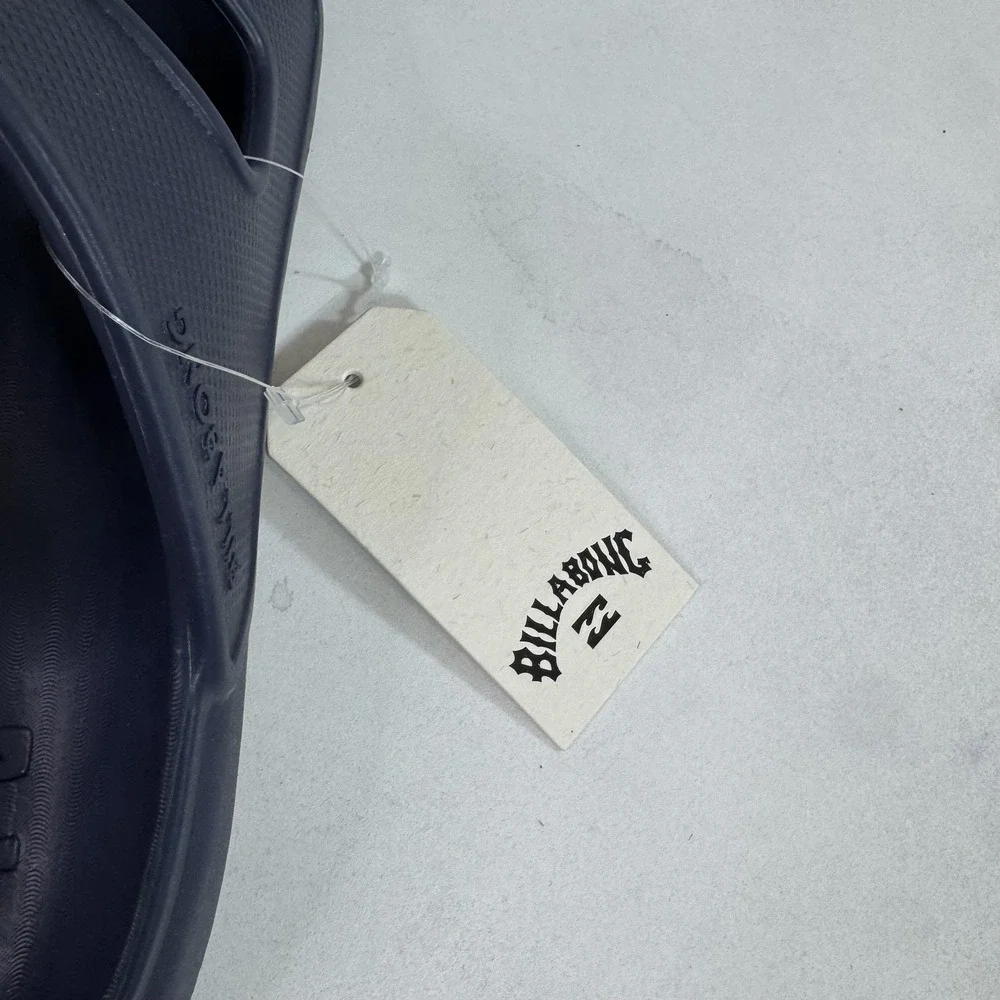 Billabong Helios Cush Sandals Mens Size 9 Blue Double Strap Comfort Slide Shoes